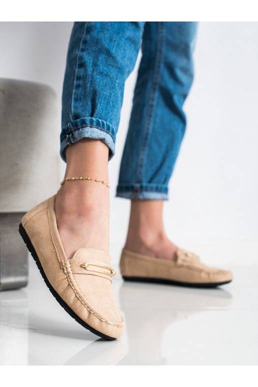 Ērtas smilšu krāsas mokasīni Ērtas smilšu krāsas mokasīni