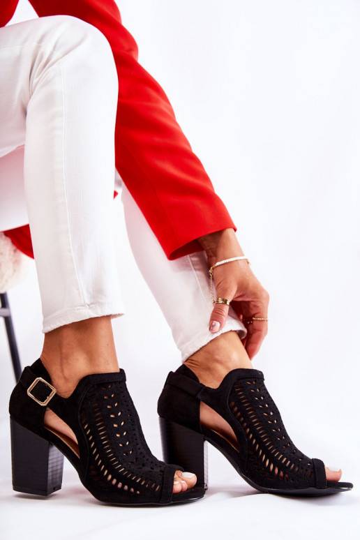 Sieviešu puszābaki Cut Out  melnas...