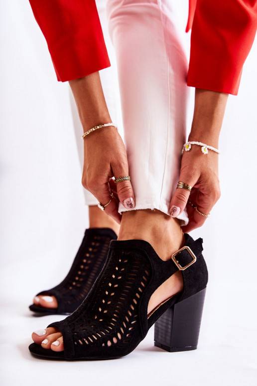 Sieviešu puszābaki Cut Out  melnas...