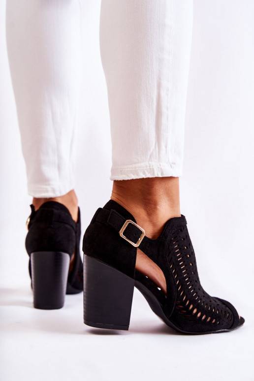 Sieviešu puszābaki Cut Out  melnas...