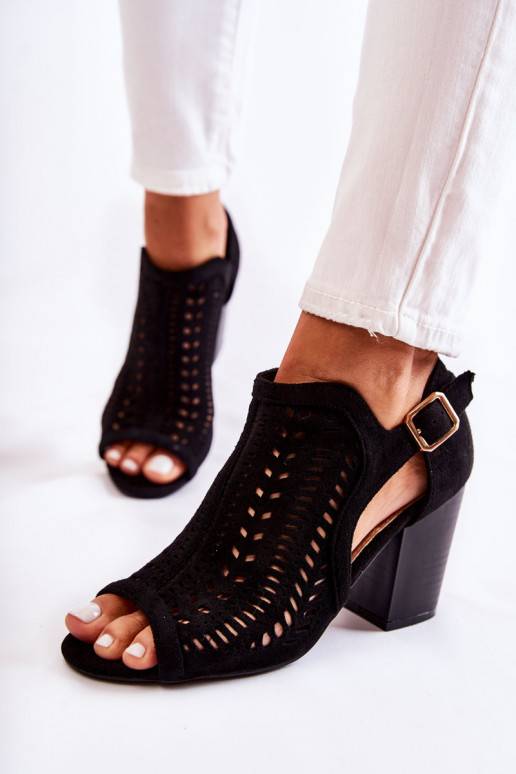 Sieviešu puszābaki Cut Out  melnas...