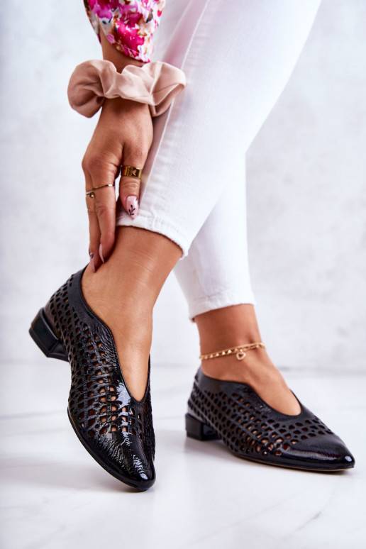 Eleganta stila Laque apavi  melnas... Eleganta stila Laque apavi  melnas...