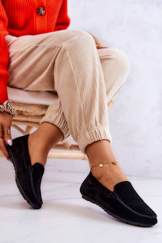 Zamšādas mokasīni Big Star melnas krāsas Zamšādas mokasīni Big Star melnas krāsas