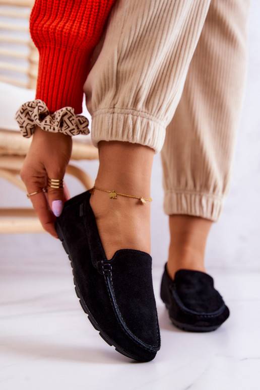 Zamšādas mokasīni Big Star melnas krāsas Zamšādas mokasīni Big Star melnas krāsas