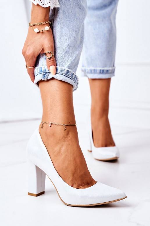 Satina auduma kurpes sudraba krāsas Satina auduma kurpes sudraba krāsas