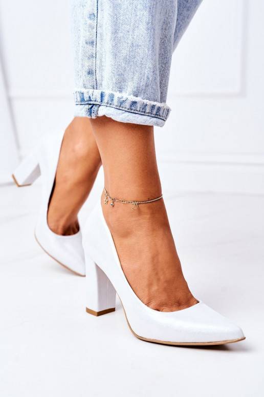 Satina auduma kurpes sudraba krāsas Satina auduma kurpes sudraba krāsas