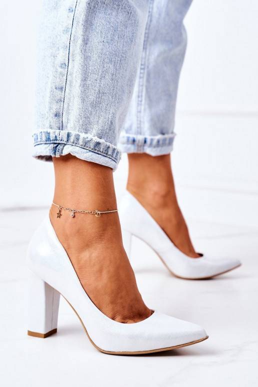 Satina auduma kurpes sudraba krāsas Satina auduma kurpes sudraba krāsas