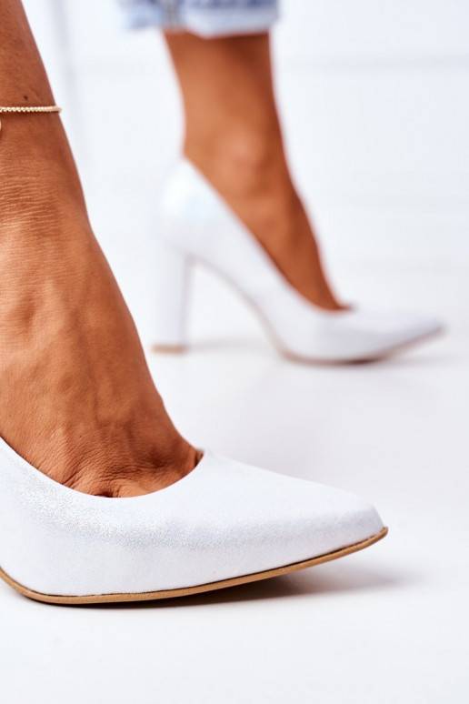 Satina auduma kurpes sudraba krāsas Satina auduma kurpes sudraba krāsas