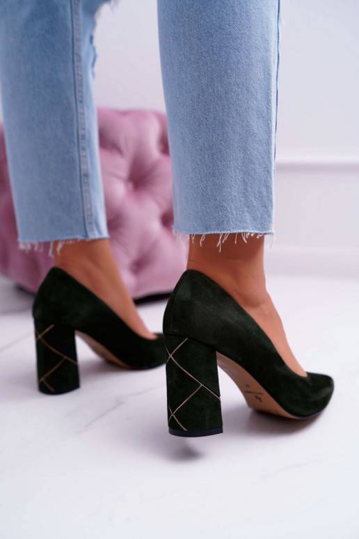 Kurpes Laura Messi zamšādas Zaļas... Kurpes Laura Messi zamšādas Zaļas...