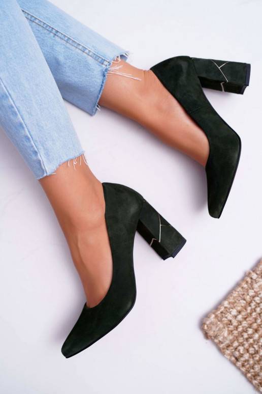 Kurpes Laura Messi zamšādas Zaļas... Kurpes Laura Messi zamšādas Zaļas...