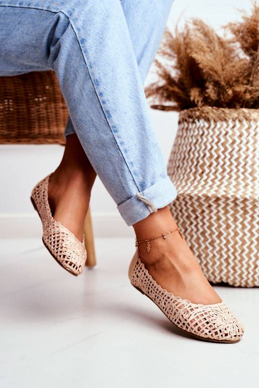 Lu Boo Balerīnas smilšu krāsas  Carry Lu Boo Balerīnas smilšu krāsas  Carry