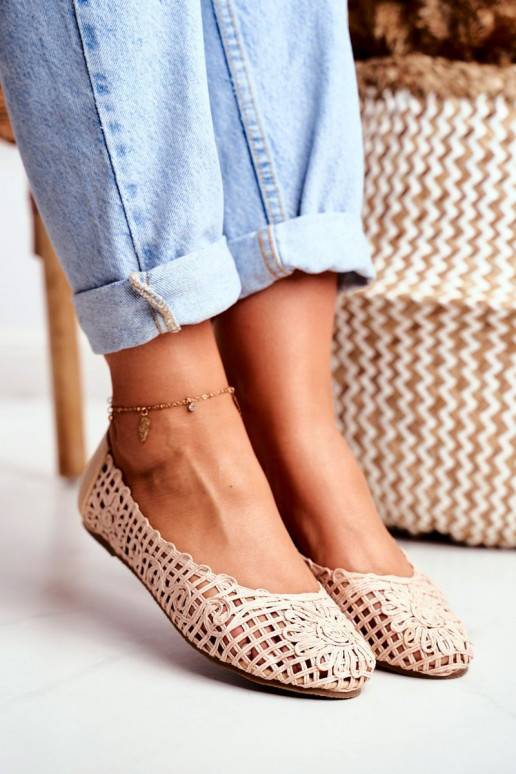 Lu Boo Balerīnas smilšu krāsas  Carry Lu Boo Balerīnas smilšu krāsas  Carry