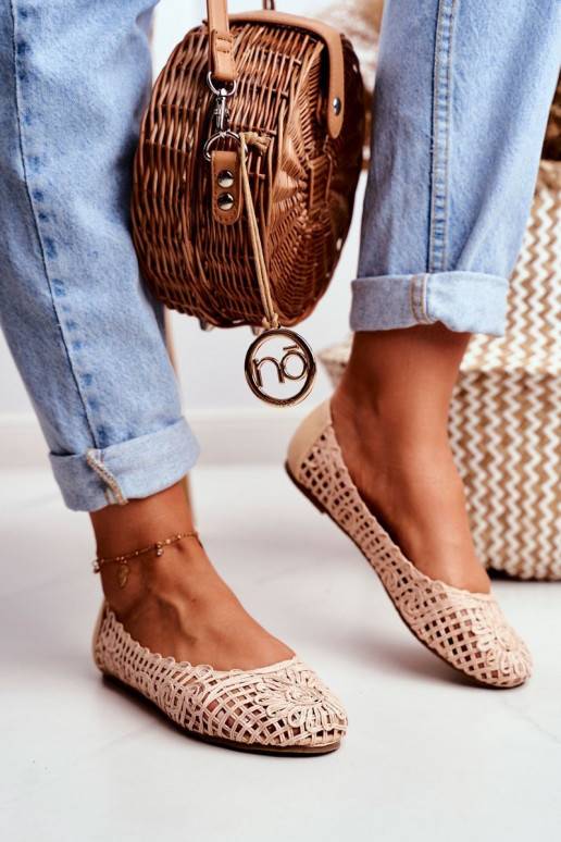 Lu Boo Balerīnas smilšu krāsas  Carry Lu Boo Balerīnas smilšu krāsas  Carry