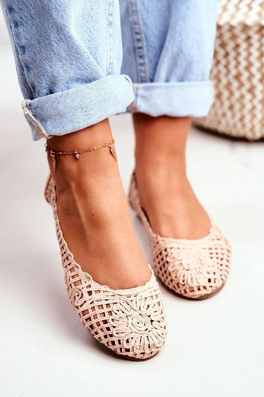 Lu Boo Balerīnas smilšu krāsas  Carry Lu Boo Balerīnas smilšu krāsas  Carry