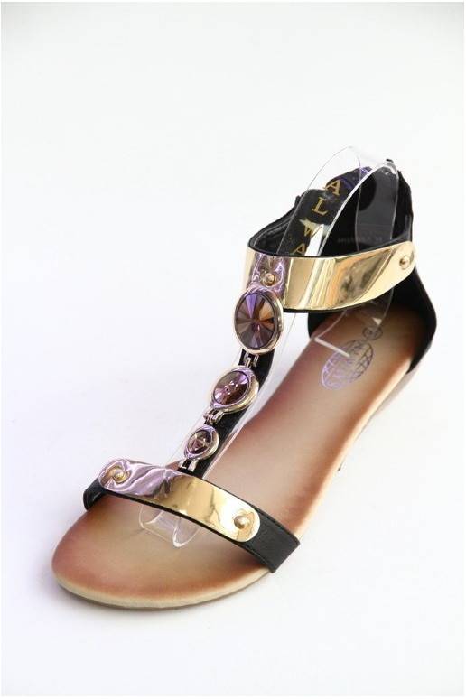 Sandales ar zelta krāsas metāla... Sandales ar zelta krāsas metāla...