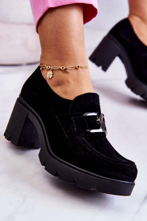 Eleganta stila apavi ar papēdi melnas... Eleganta stila apavi ar papēdi melnas...