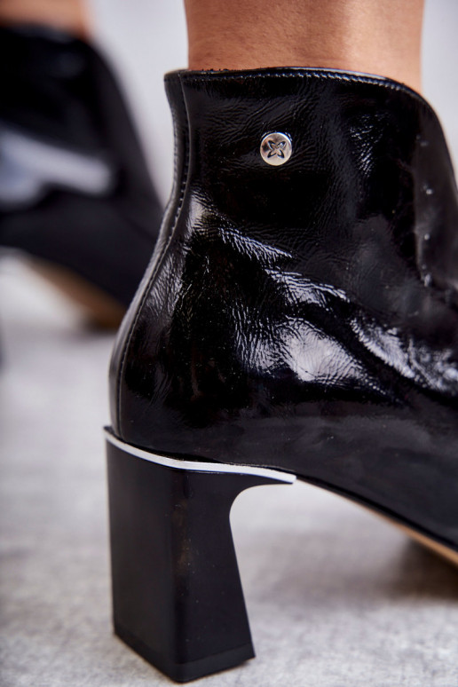 Sieviešu puszābaki ar papēdi  melnas...