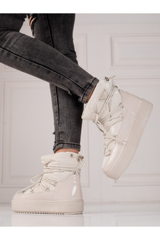 Sieviešu sniega zābaki smilšu krāsas...