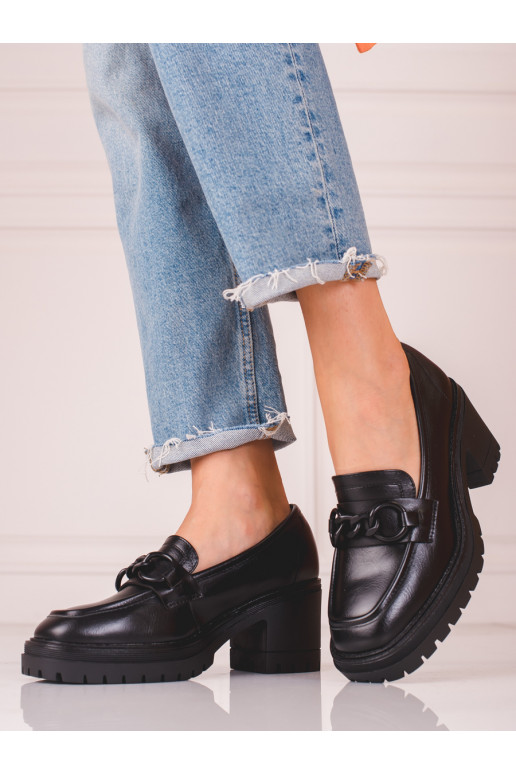 Sieviešu mokasīni  Melnas krāsas Vinceza Sieviešu mokasīni  Melnas krāsas Vinceza