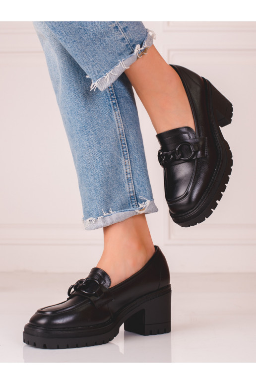 Sieviešu mokasīni  Melnas krāsas Vinceza Sieviešu mokasīni  Melnas krāsas Vinceza