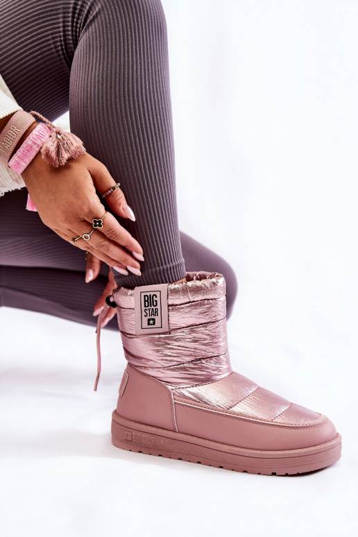 Sniega apavi Big Star Rozā krāsas Sniega apavi Big Star Rozā krāsas