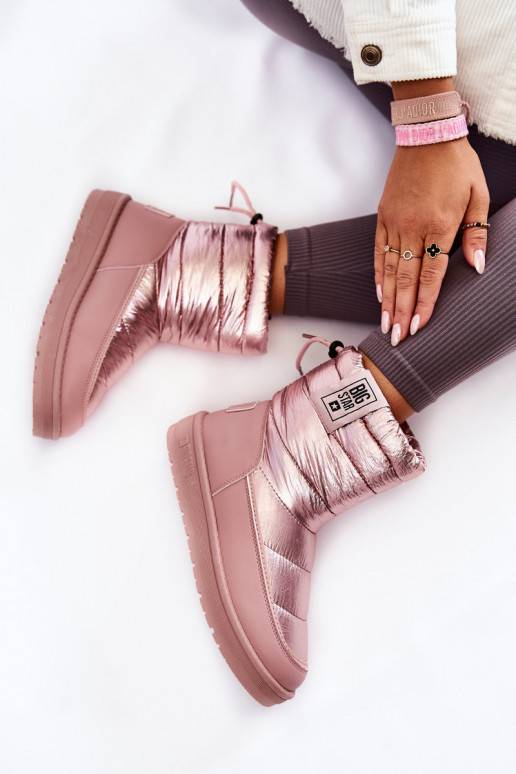 Sniega apavi Big Star Rozā krāsas Sniega apavi Big Star Rozā krāsas