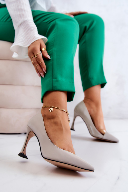 Augstpapēžu kurpes Pelēkas krāsas Tamira