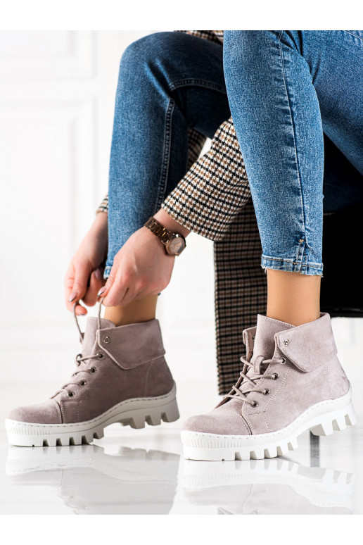 violetās krāsas Sieviešu zābaki S.Barski violetās krāsas Sieviešu zābaki S.Barski