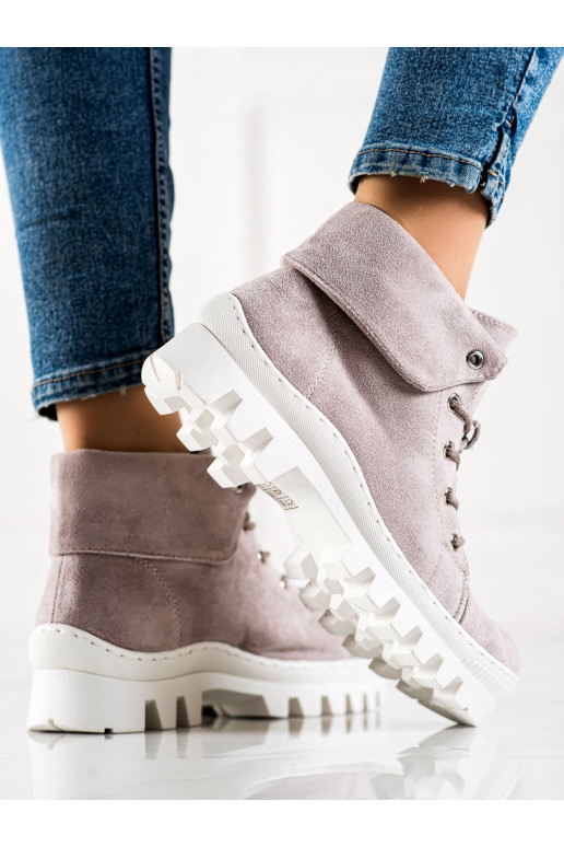 violetās krāsas Sieviešu zābaki S.Barski violetās krāsas Sieviešu zābaki S.Barski