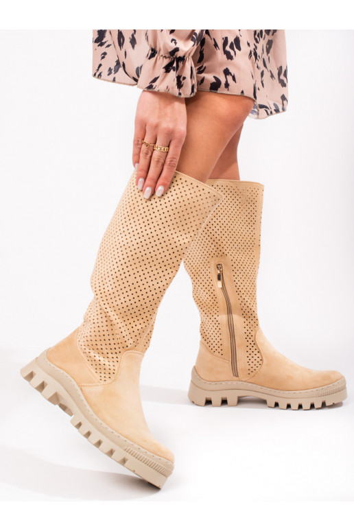 Zamšādas  garie zābaki Potocki Zamšādas  garie zābaki Potocki