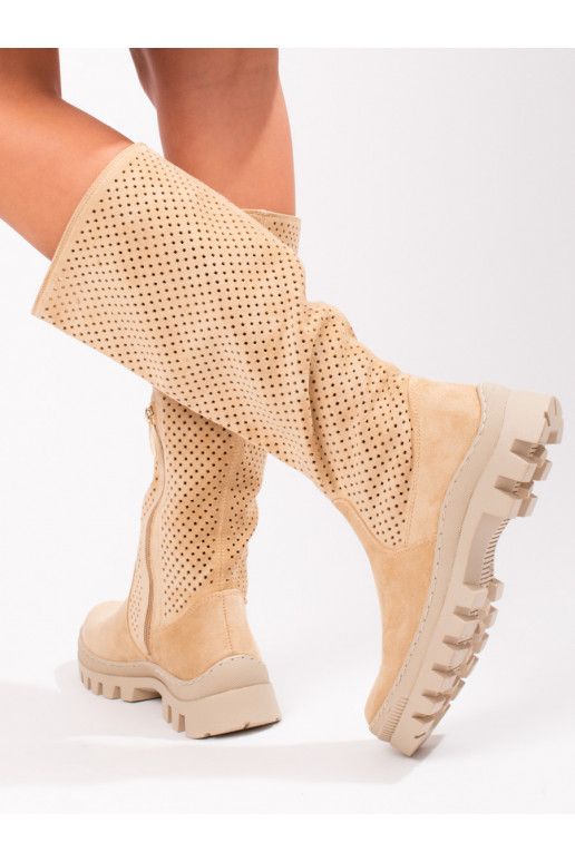 Zamšādas  garie zābaki Potocki Zamšādas  garie zābaki Potocki