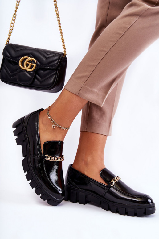 Laque apavi  melnas krāsas Anne Laque apavi  melnas krāsas Anne