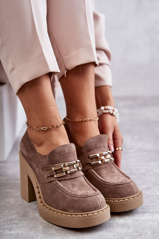 Zamšādas apavi  smilšu krāsas Jaime Zamšādas apavi  smilšu krāsas Jaime