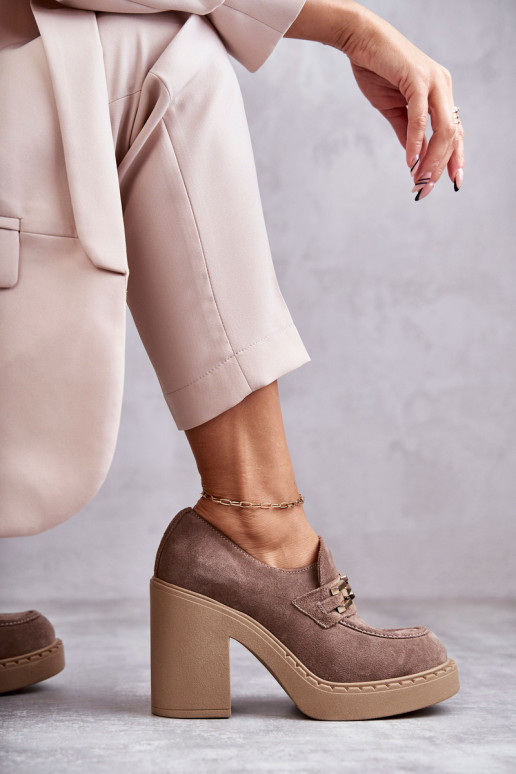 Zamšādas apavi  smilšu krāsas Jaime Zamšādas apavi  smilšu krāsas Jaime