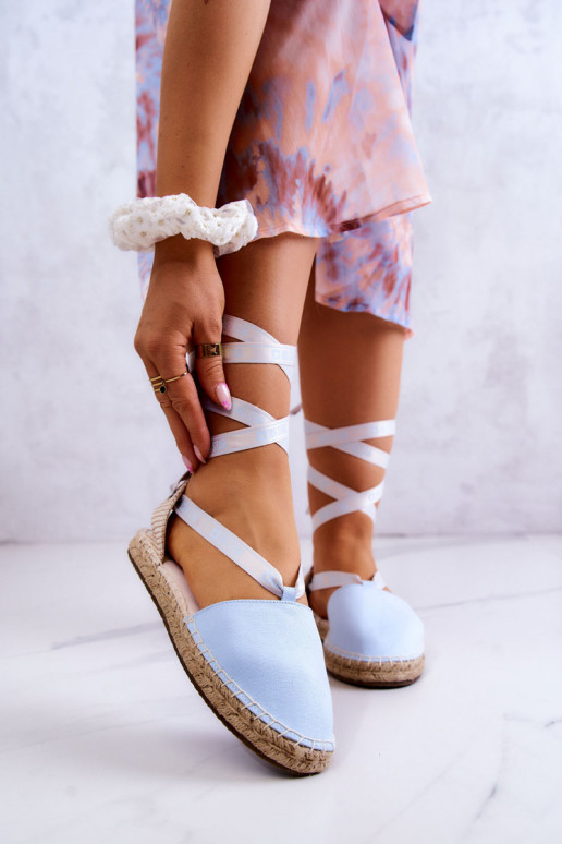 Šņorējamas espadrilles Big Star Zilas...