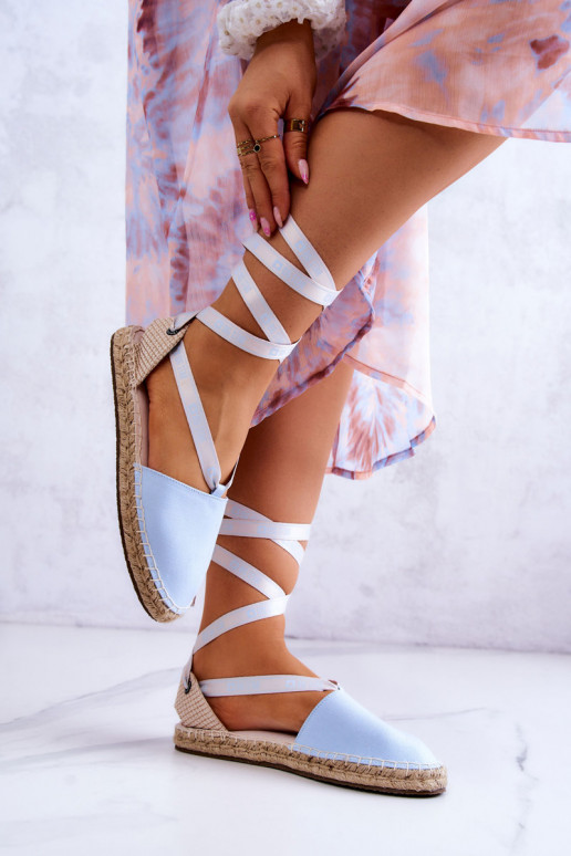 Šņorējamas espadrilles Big Star Zilas...