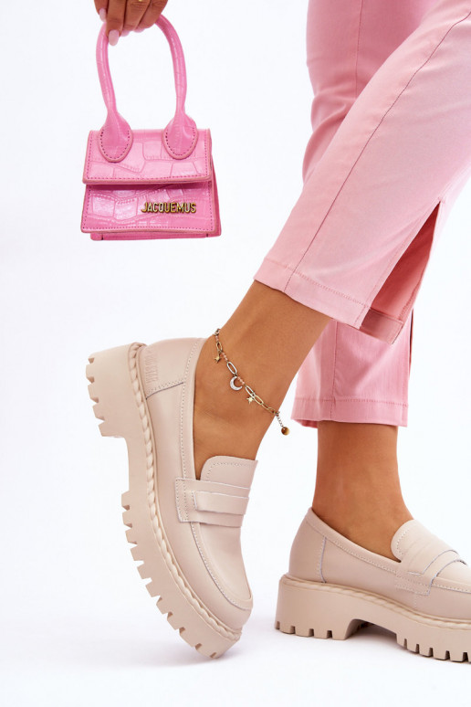 Mokasīni apavi   Big Star smilšu krāsas