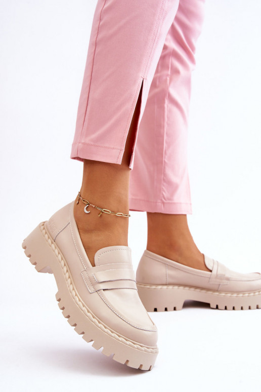 Mokasīni apavi   Big Star smilšu krāsas