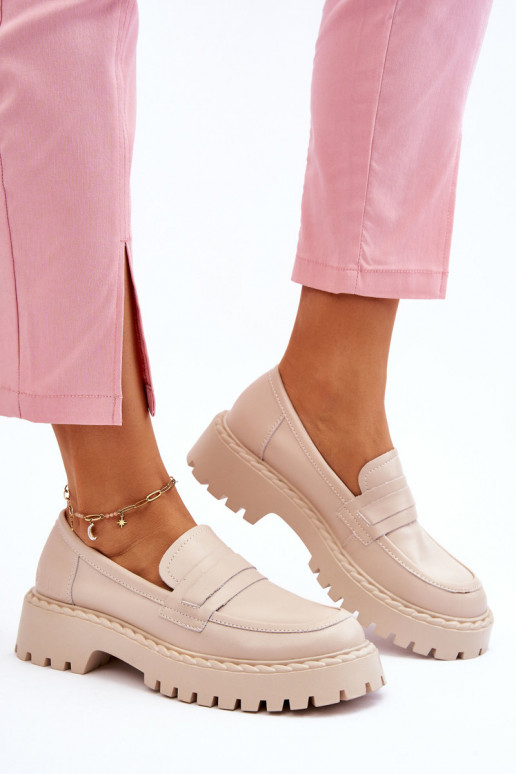 Mokasīni apavi   Big Star smilšu krāsas