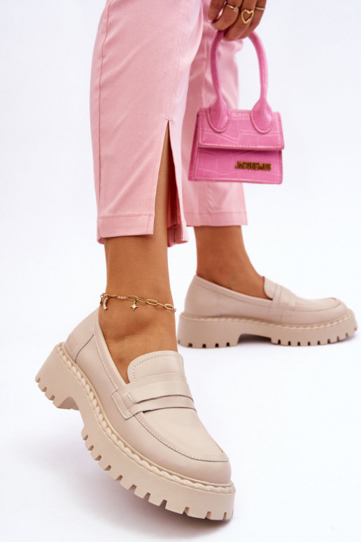 Mokasīni apavi   Big Star smilšu krāsas