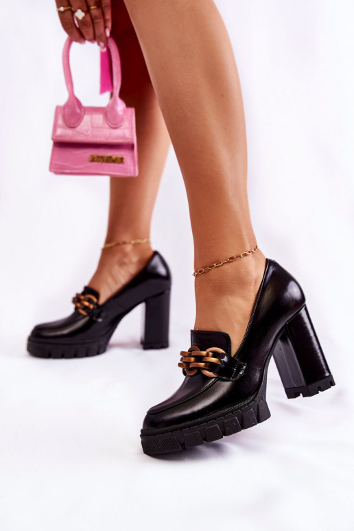 Kurpes ar platformu I Shoes melnas...