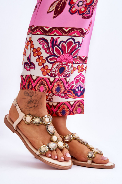 Zamšādas plakanas sandales  smilšu... Zamšādas plakanas sandales  smilšu...