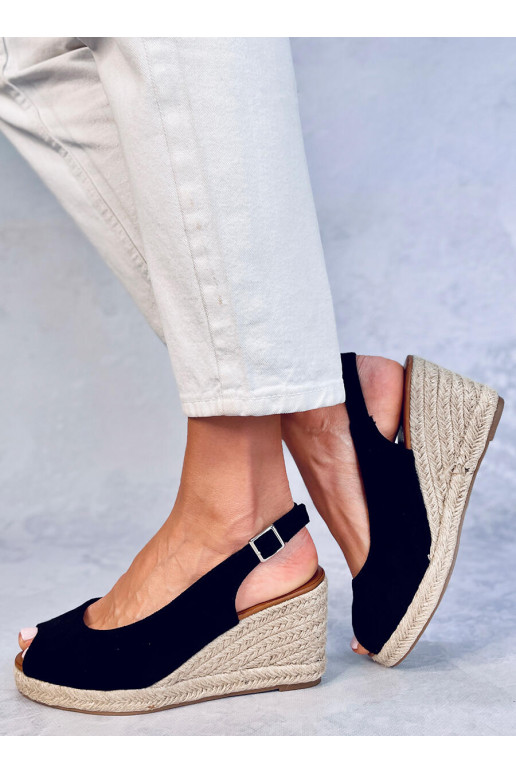 Espadrilles open toe  NEVIL BLACK