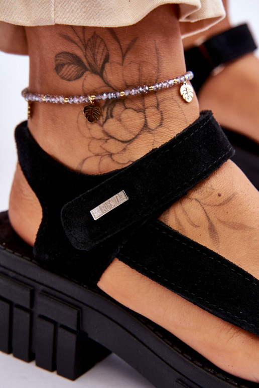 Zamšādas basenes Big Star melnas krāsas Zamšādas basenes Big Star melnas krāsas