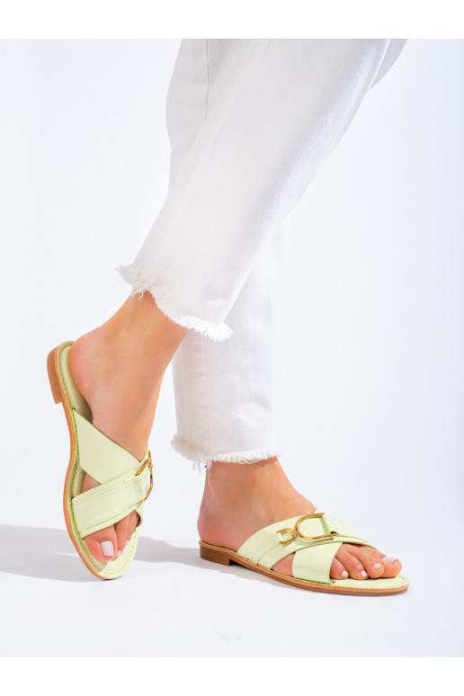 Sieviešu čības zaļš Shelovet