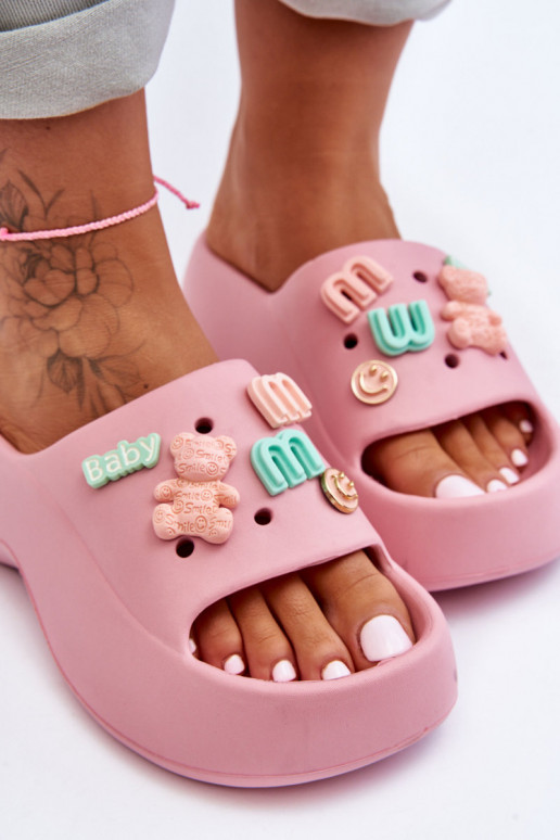 Miękkie Vieglas čības  Rozā krāsas Lorie Miękkie Vieglas čības  Rozā krāsas Lorie