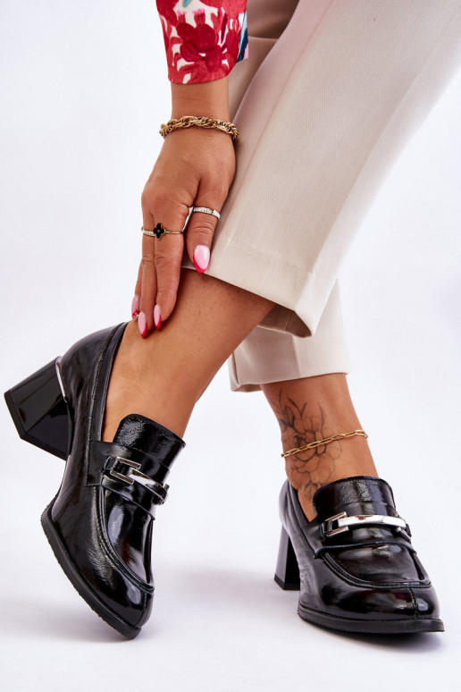 Laque Kurpes melnas krāsas Damira