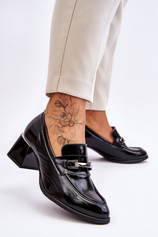 Laque Kurpes melnas krāsas Damira