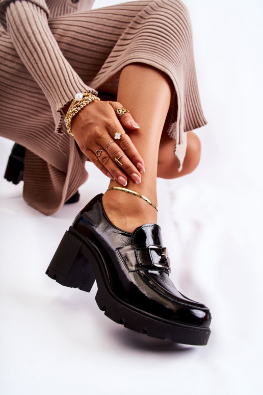 Eleganta stila apavi ar papēdi melnas... Eleganta stila apavi ar papēdi melnas...