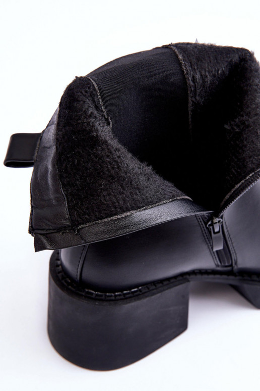 stilīgi puszābaki  melnas krāsas Ironna stilīgi puszābaki  melnas krāsas Ironna